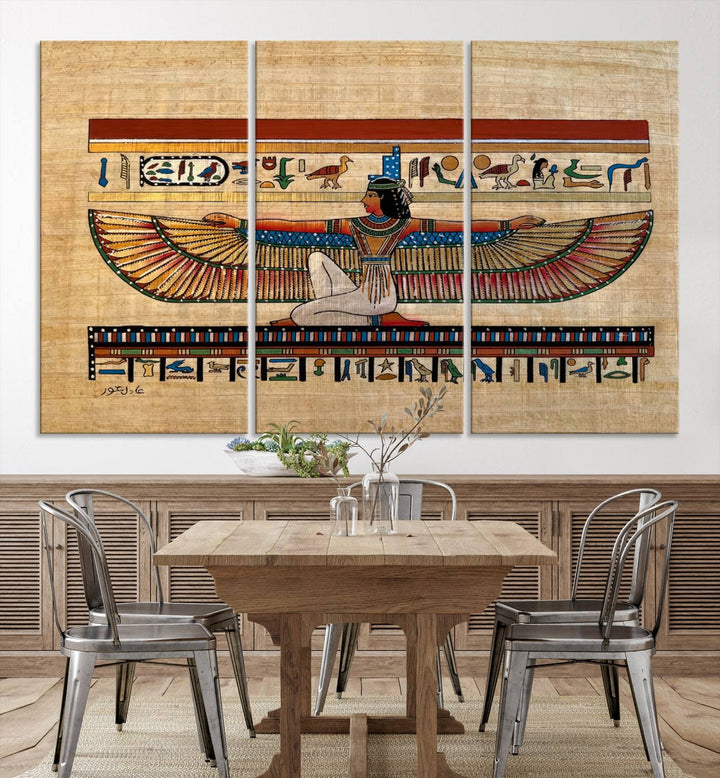 Egypt Isis Wall Art Canvas Print