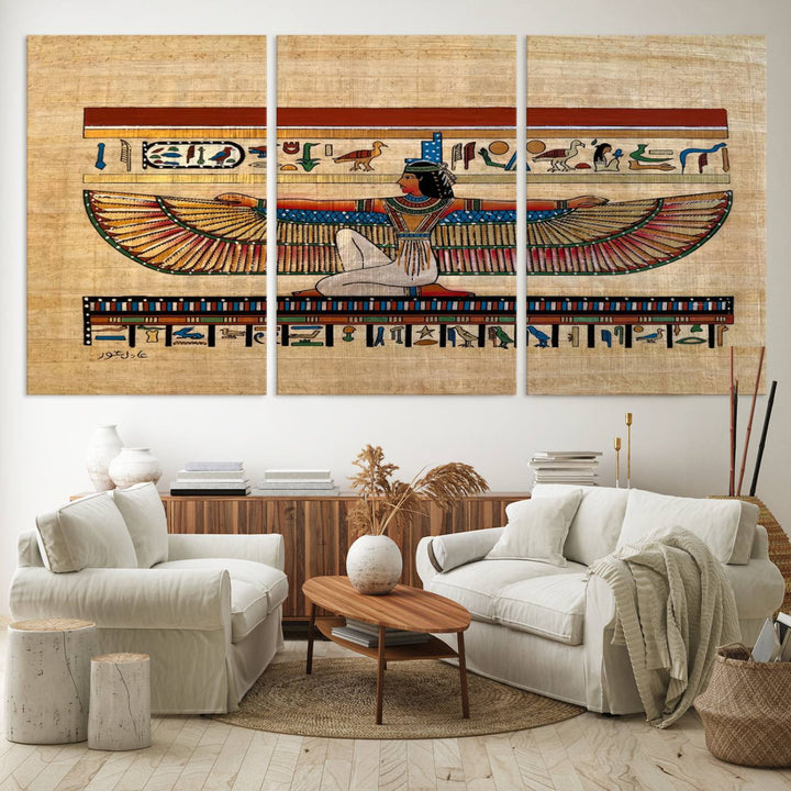 Egypt Isis Wall Art Canvas Print