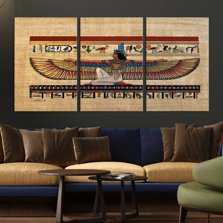 Egypt Isis Wall Art Canvas Print