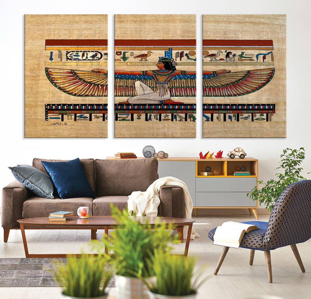 Egypt Isis Wall Art Canvas Print