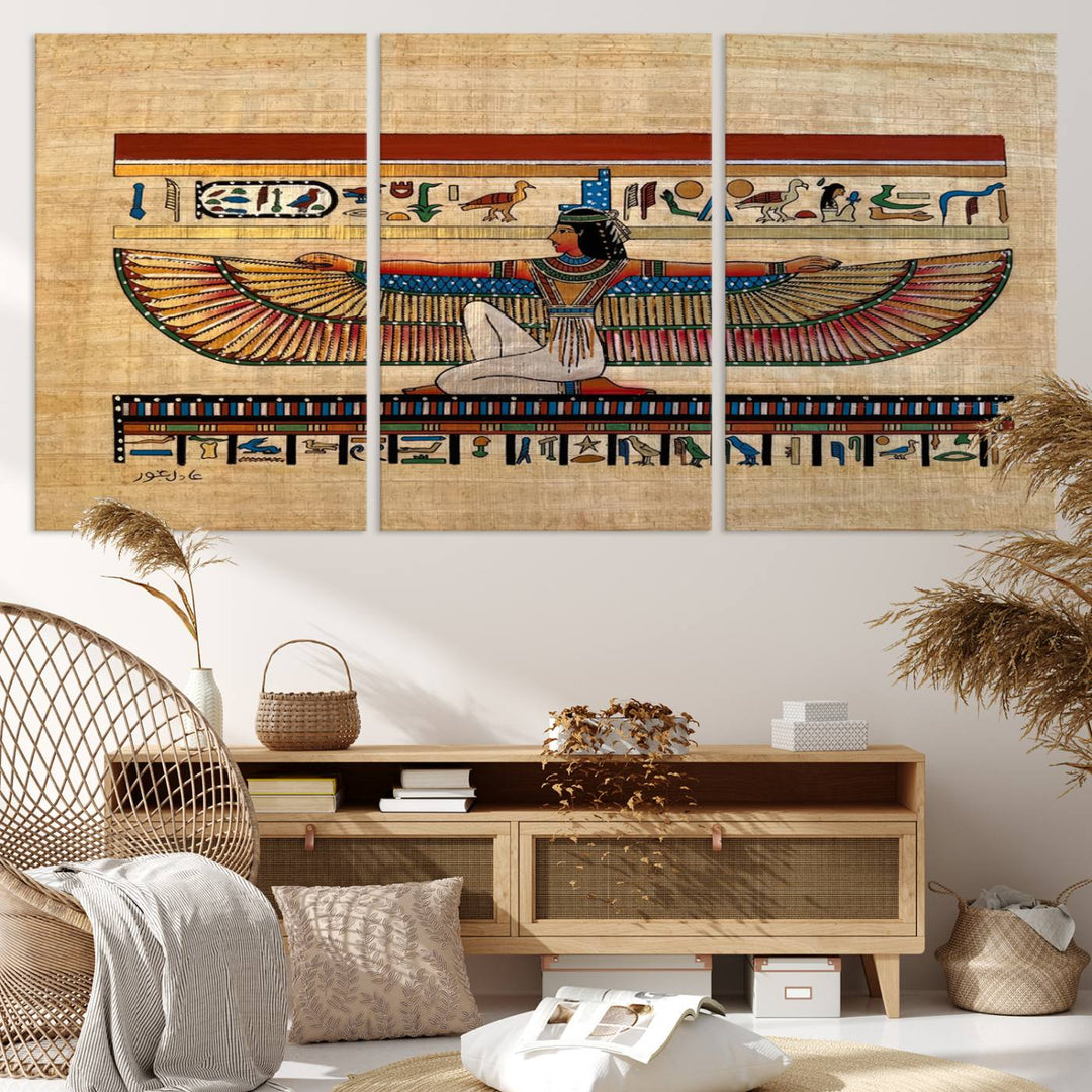 Egypt Isis Wall Art Canvas Print