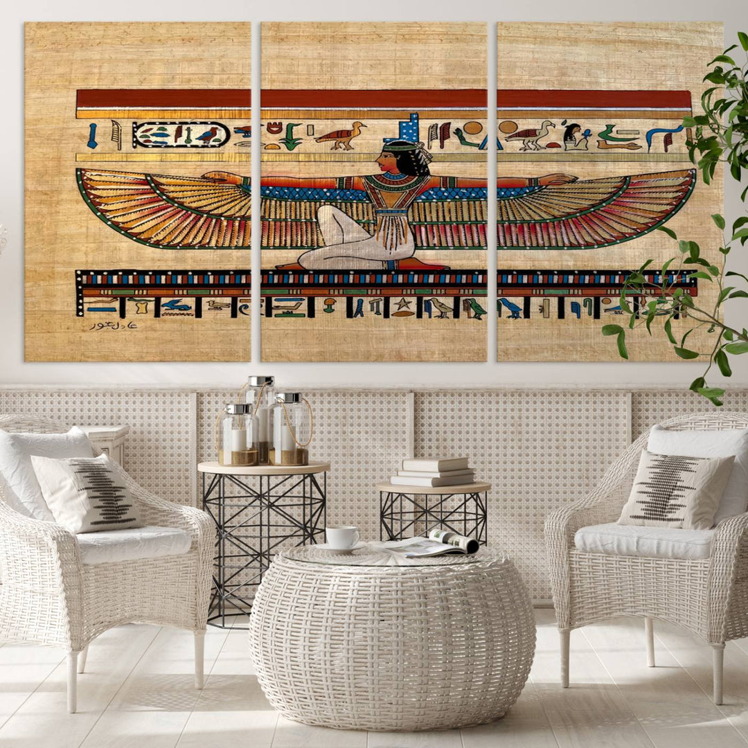 Egypt Isis Wall Art Canvas Print