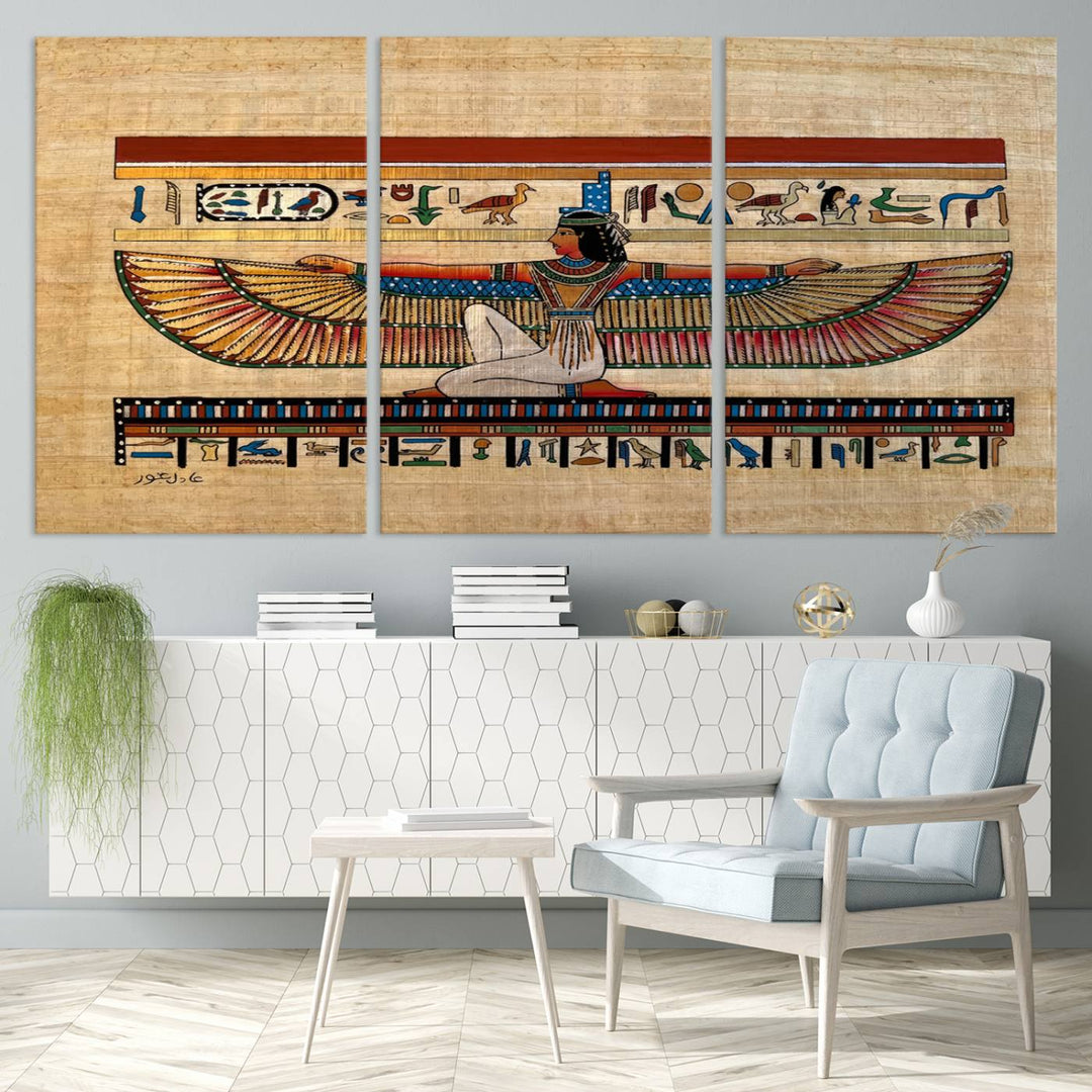 Egypt Isis Wall Art Canvas Print