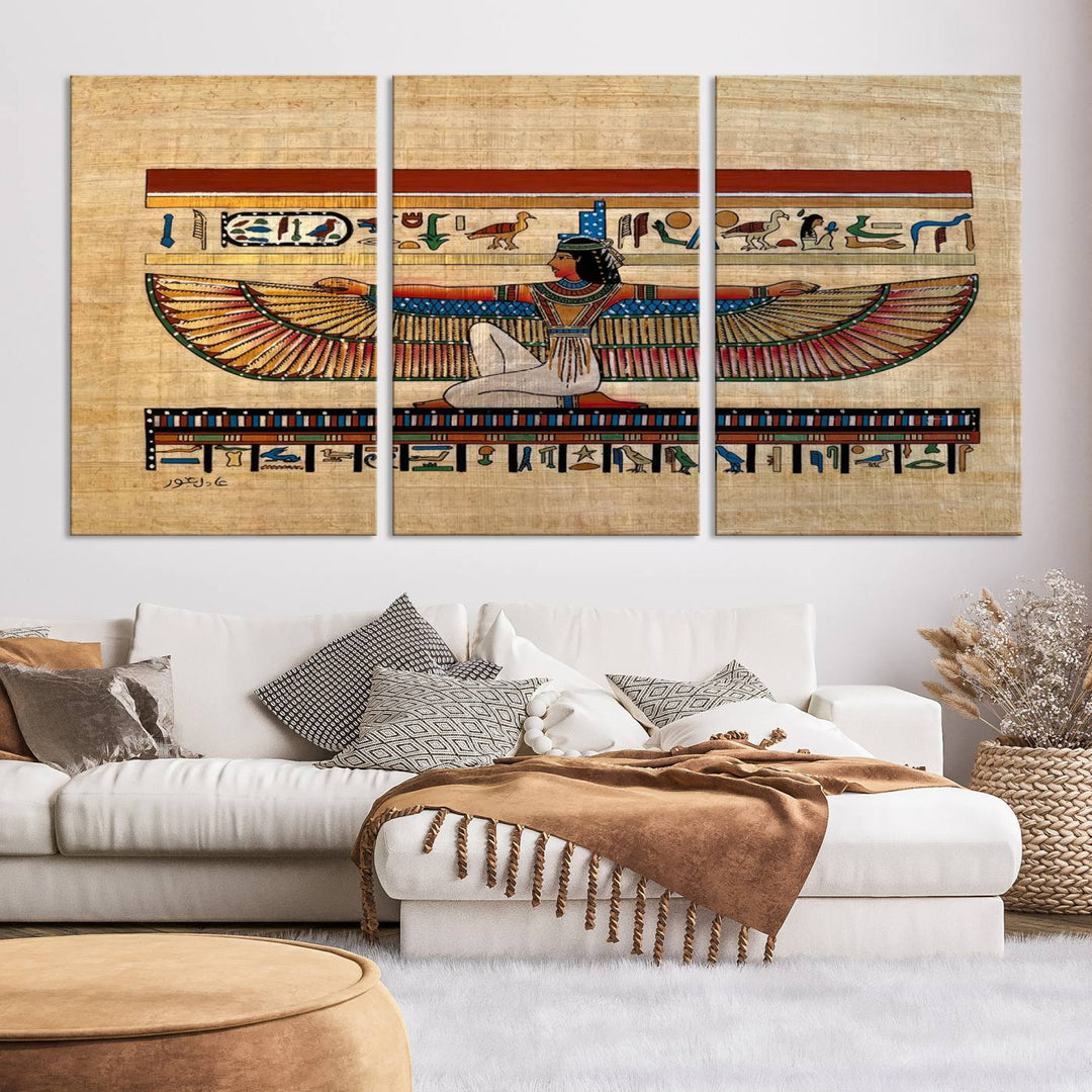 Egypt Isis Wall Art Canvas Print