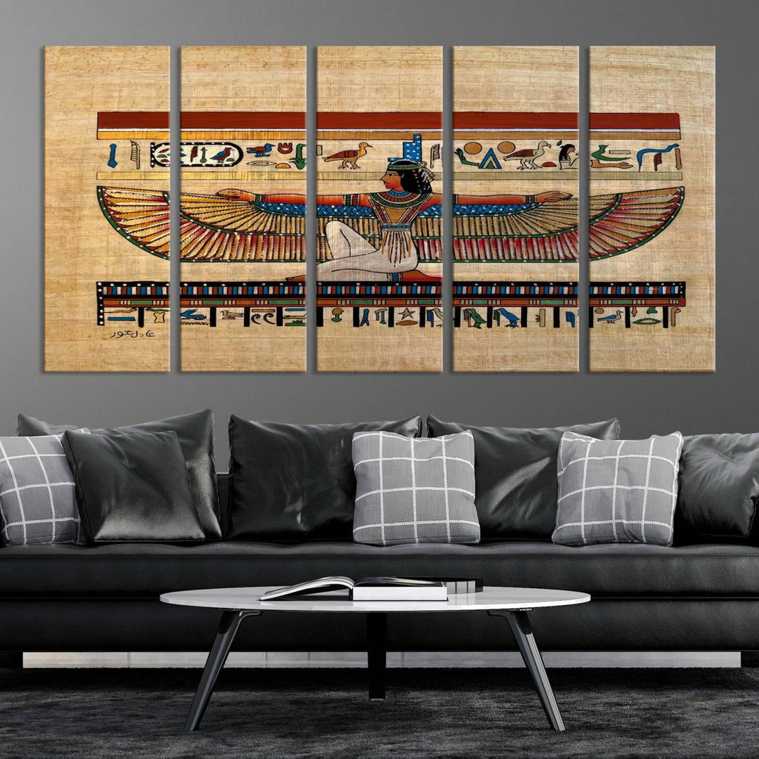 Egypt Isis Wall Art Canvas Print