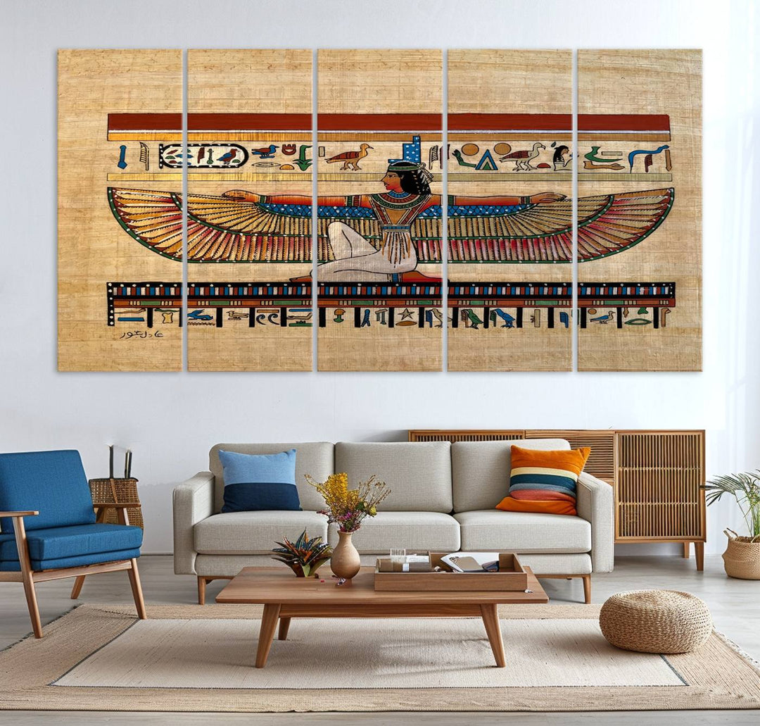 Egypt Isis Wall Art Canvas Print