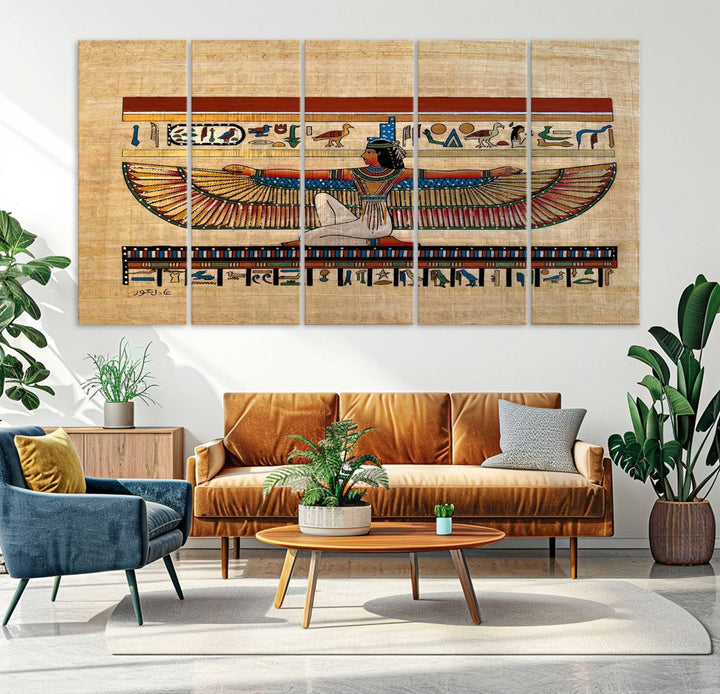 Egypt Isis Wall Art Canvas Print