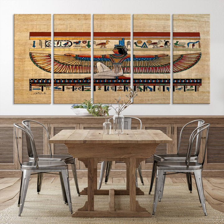 Egypt Isis Wall Art Canvas Print