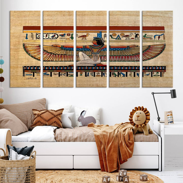 Egypt Isis Wall Art Canvas Print