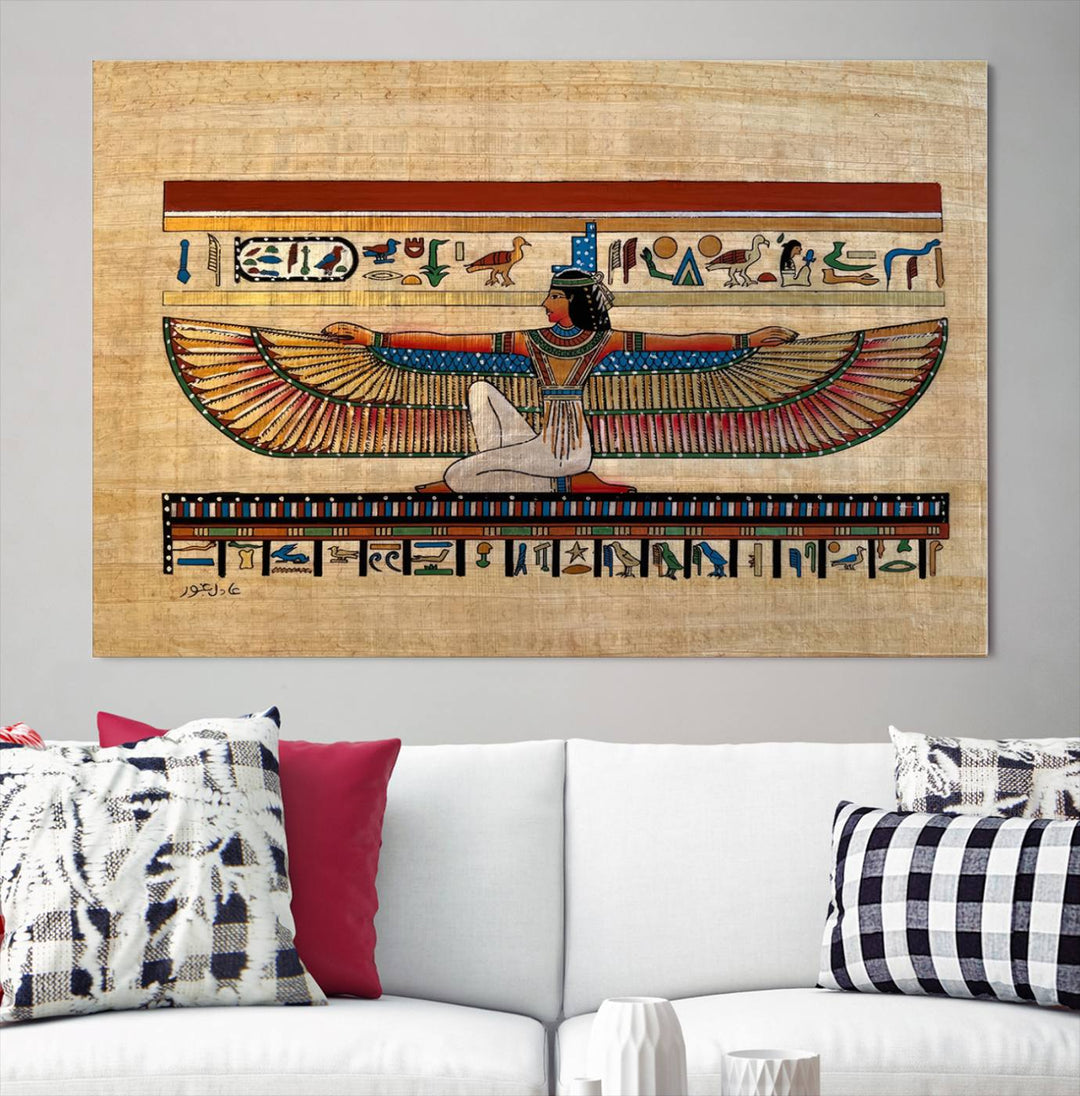 Egypt Isis Wall Art Canvas Print