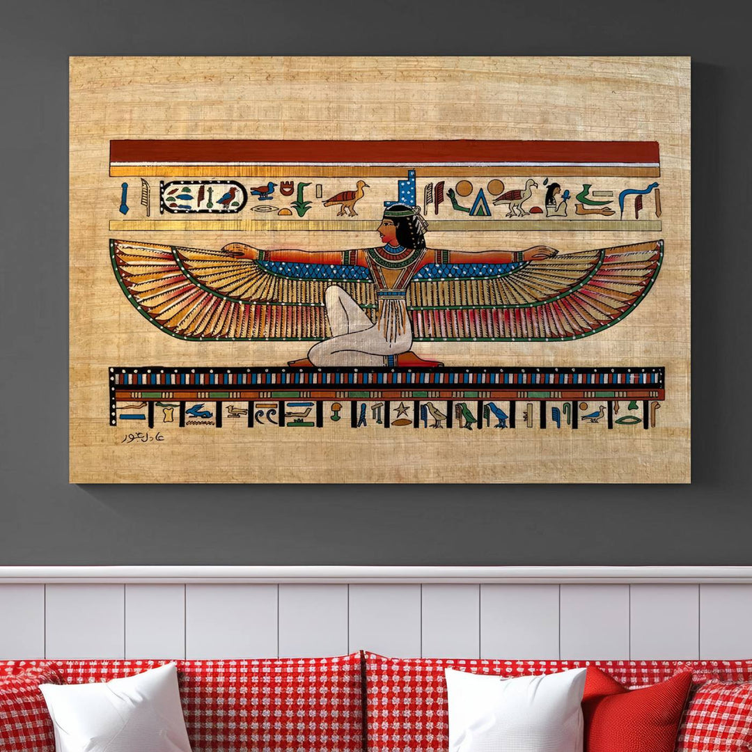 Egypt Isis Wall Art Canvas Print