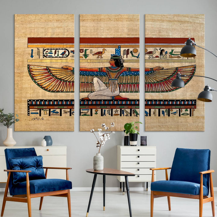 Egypt Isis Wall Art Canvas Print