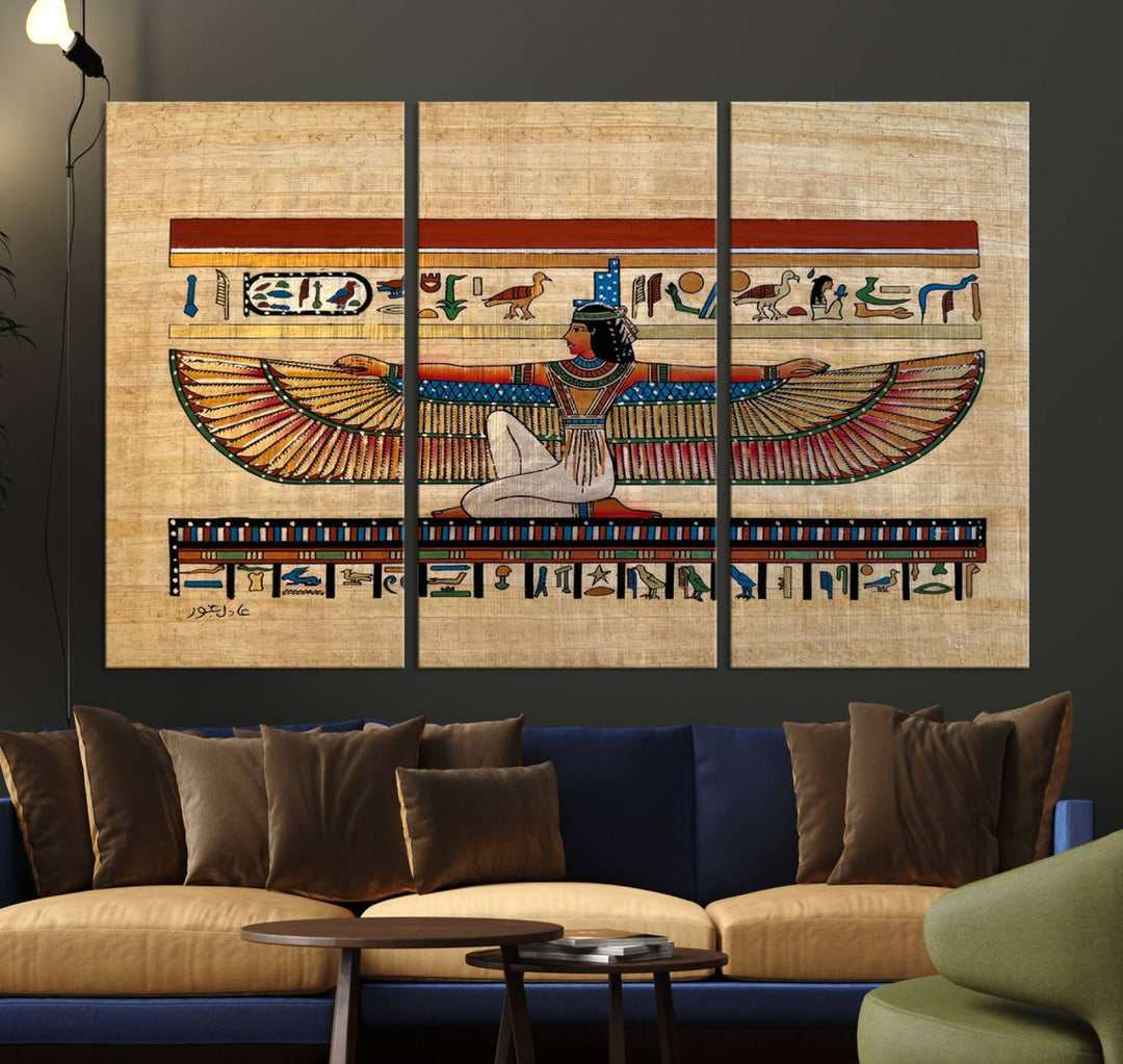 Egypt Isis Wall Art Canvas Print