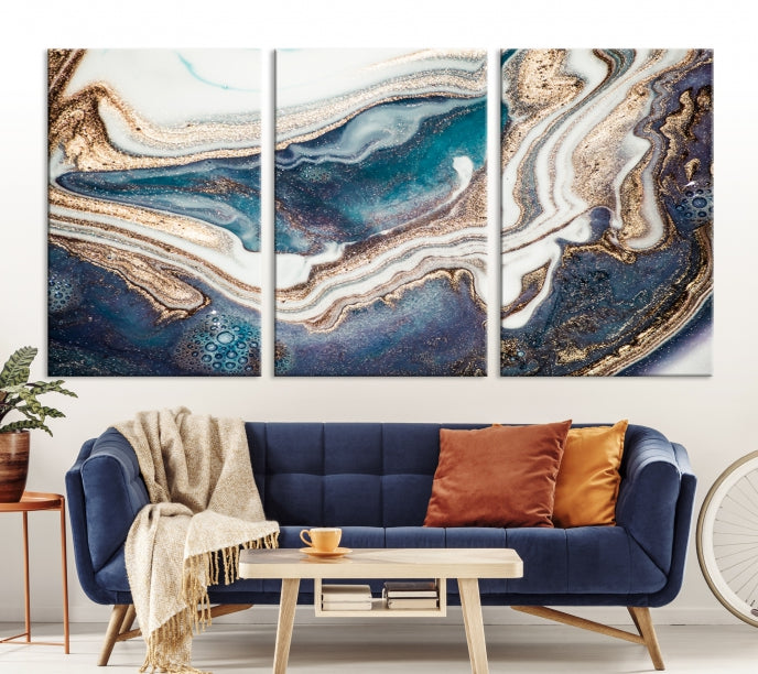 Extra Large Abstract Canvas Wall Art Print Modern Painting