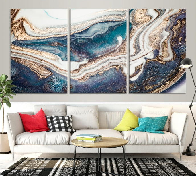 Extra Large Abstract Canvas Wall Art Print Modern Painting