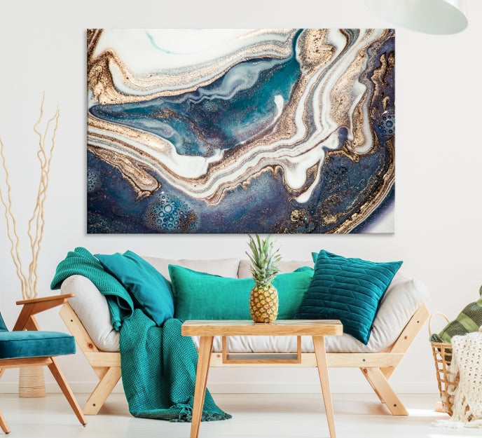 Extra Large Abstract Canvas Wall Art Print Modern Painting