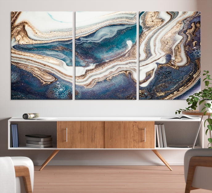 Extra Large Abstract Canvas Wall Art Print Modern Painting