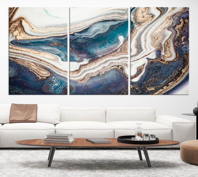 Extra Large Abstract Canvas Wall Art Print Modern Painting