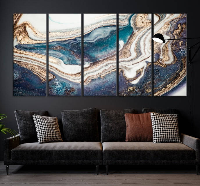 Extra Large Abstract Canvas Wall Art Print Modern Painting