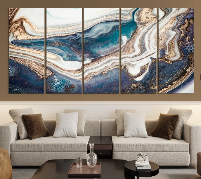 Extra Large Abstract Canvas Wall Art Print Modern Painting