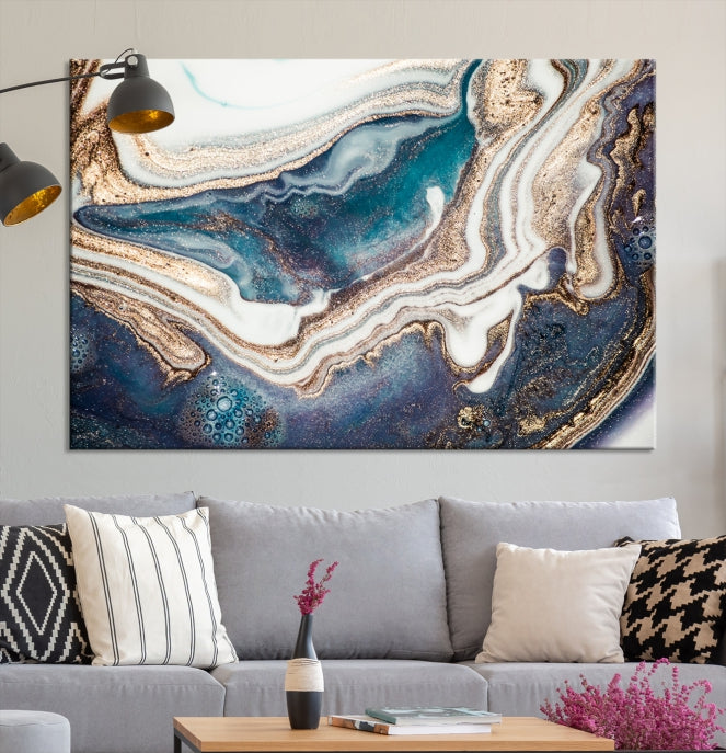 Extra Large Abstract Canvas Wall Art Print Modern Painting