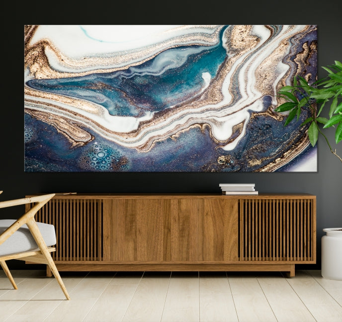 Extra Large Abstract Canvas Wall Art Print Modern Painting