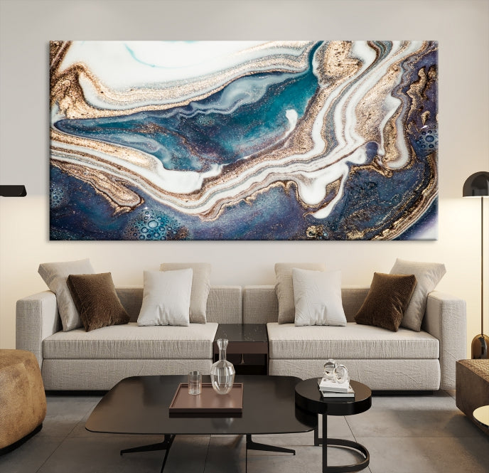 Extra Large Abstract Canvas Wall Art Print Modern Painting