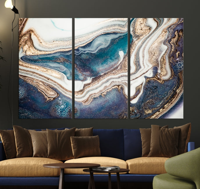 Extra Large Abstract Canvas Wall Art Print Modern Painting