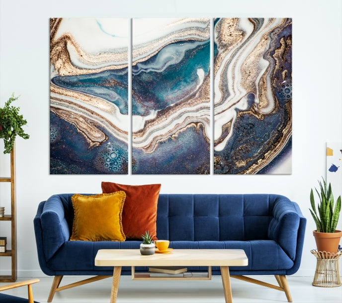 Extra Large Abstract Canvas Wall Art Print Modern Painting