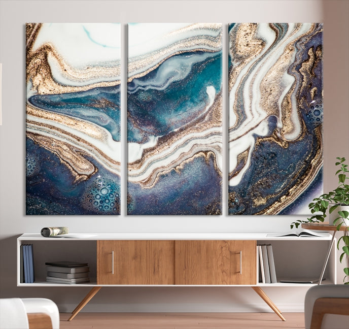 Extra Large Abstract Canvas Wall Art Print Modern Painting