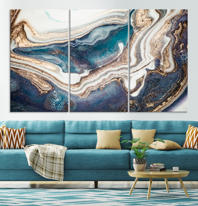 Extra Large Abstract Canvas Wall Art Print Modern Painting