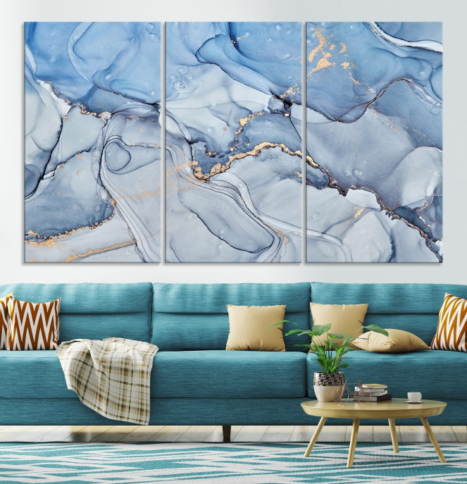 Extra Large Abstract Painting Printed on Premium Giclee Canvas Wall Art