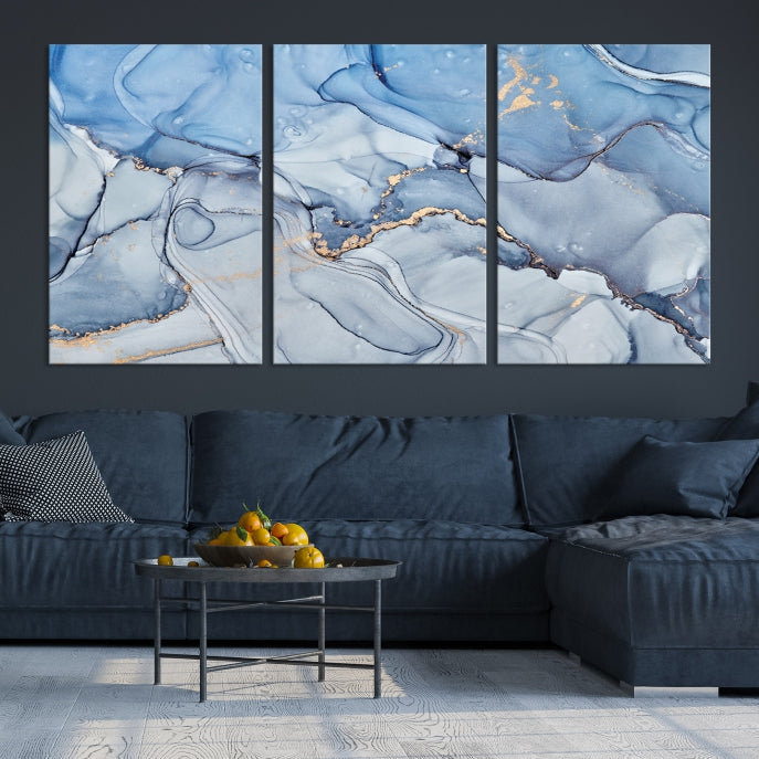 Extra Large Abstract Painting Printed on Premium Giclee Canvas Wall Art