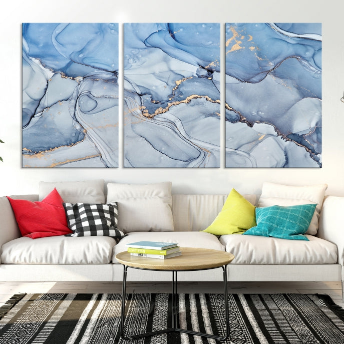 Extra Large Abstract Painting Printed on Premium Giclee Canvas Wall Art