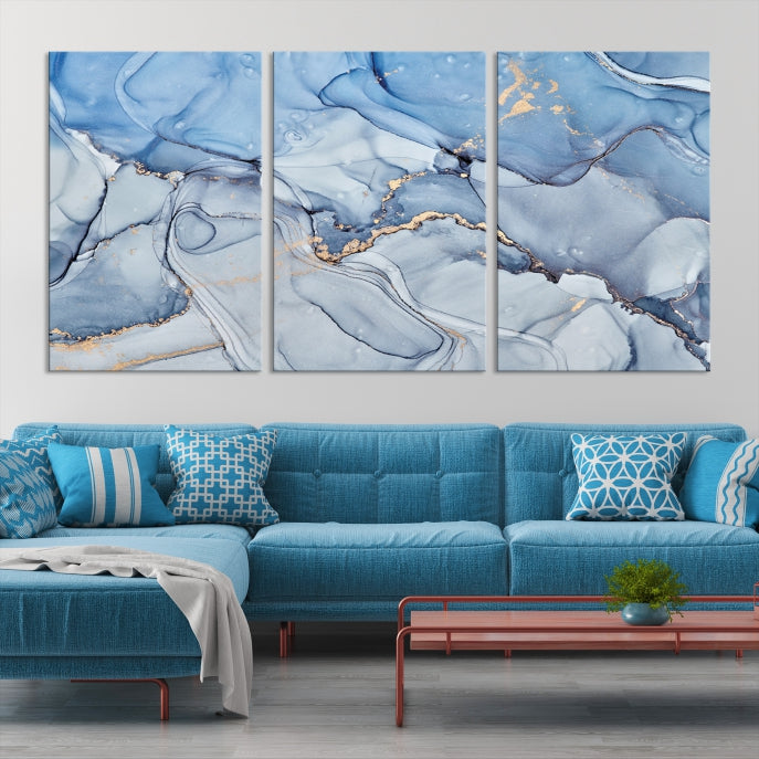 Extra Large Abstract Painting Printed on Premium Giclee Canvas Wall Art