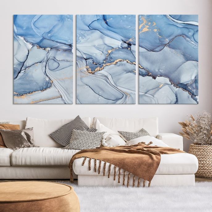 Extra Large Abstract Painting Printed on Premium Giclee Canvas Wall Art