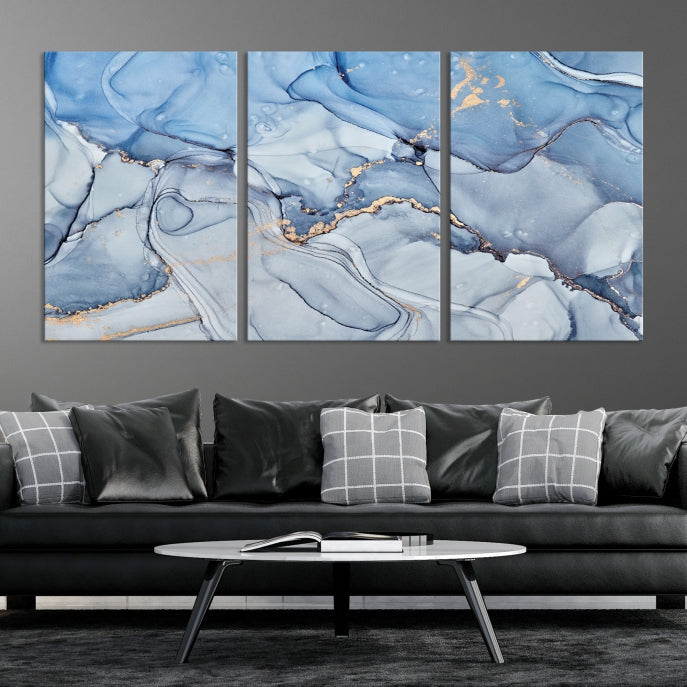 Extra Large Abstract Painting Printed on Premium Giclee Canvas Wall Art