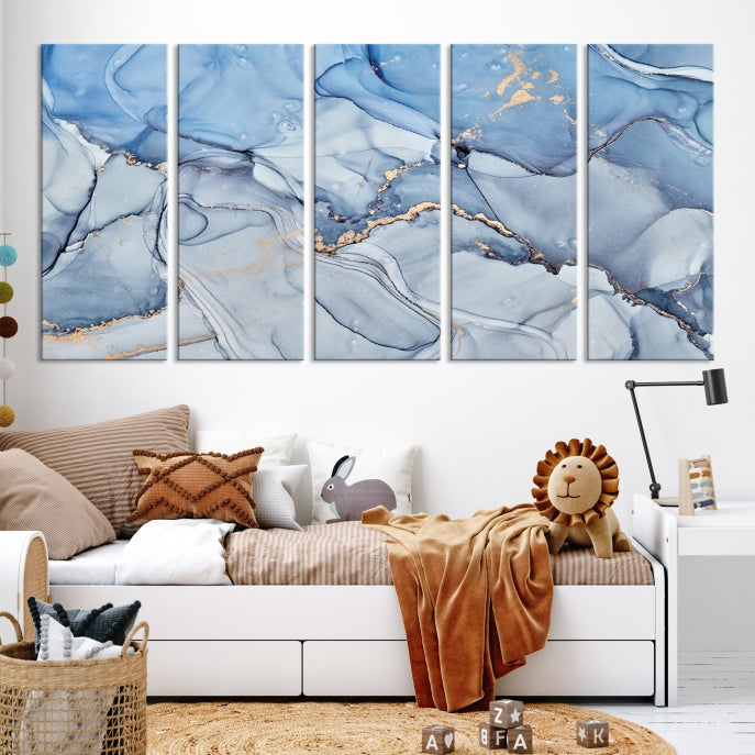 Extra Large Abstract Painting Printed on Premium Giclee Canvas Wall Art