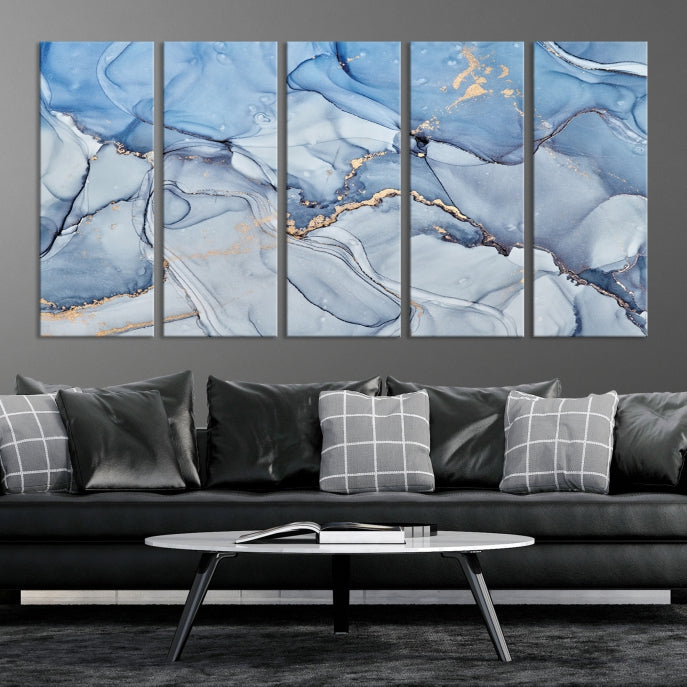 Extra Large Abstract Painting Printed on Premium Giclee Canvas Wall Art