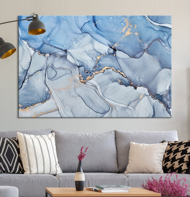 Extra Large Abstract Painting Printed on Premium Giclee Canvas Wall Art