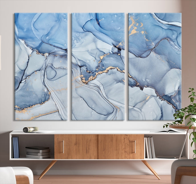 Extra Large Abstract Painting Printed on Premium Giclee Canvas Wall Art