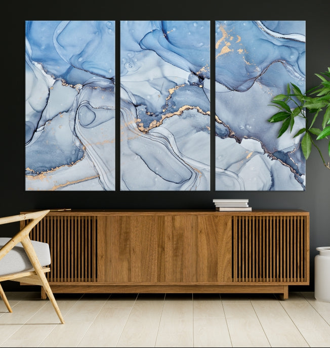 Extra Large Abstract Painting Printed on Premium Giclee Canvas Wall Art