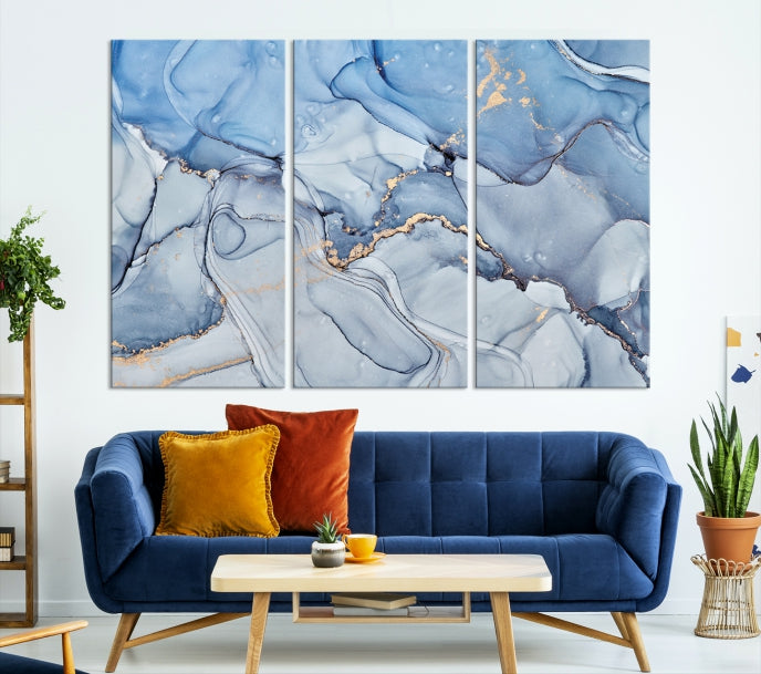 Extra Large Abstract Painting Printed on Premium Giclee Canvas Wall Art