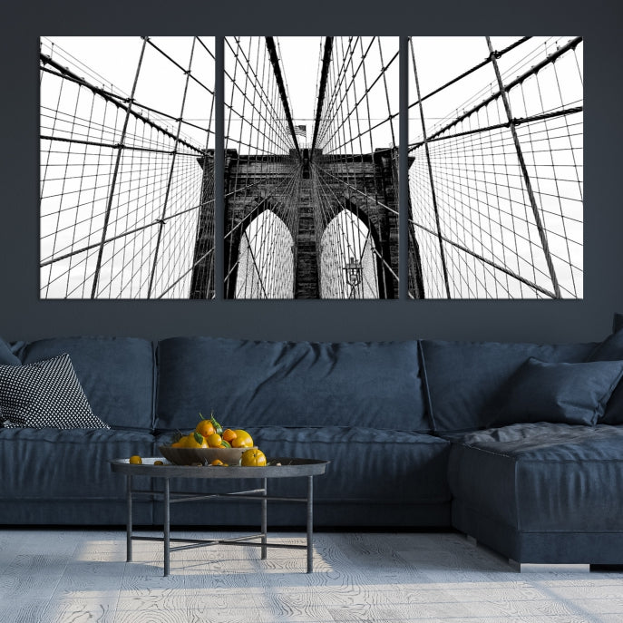 Extra Large Brooklyn Bridge Canvas Wall Art Print Living Room Apartment Decor