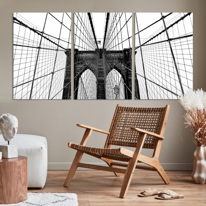 Extra Large Brooklyn Bridge Canvas Wall Art Print Living Room Apartment Decor