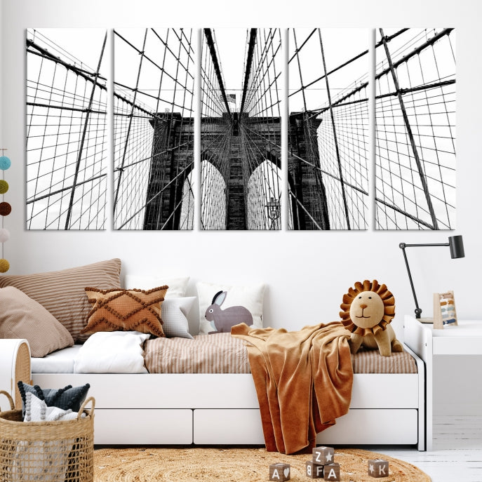 Extra Large Brooklyn Bridge Canvas Wall Art Print Living Room Apartment Decor