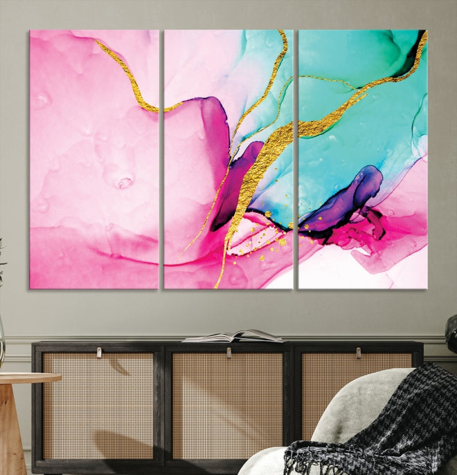 Extra Large Colorful Modern Abstract Canvas Wall Art Giclee Print