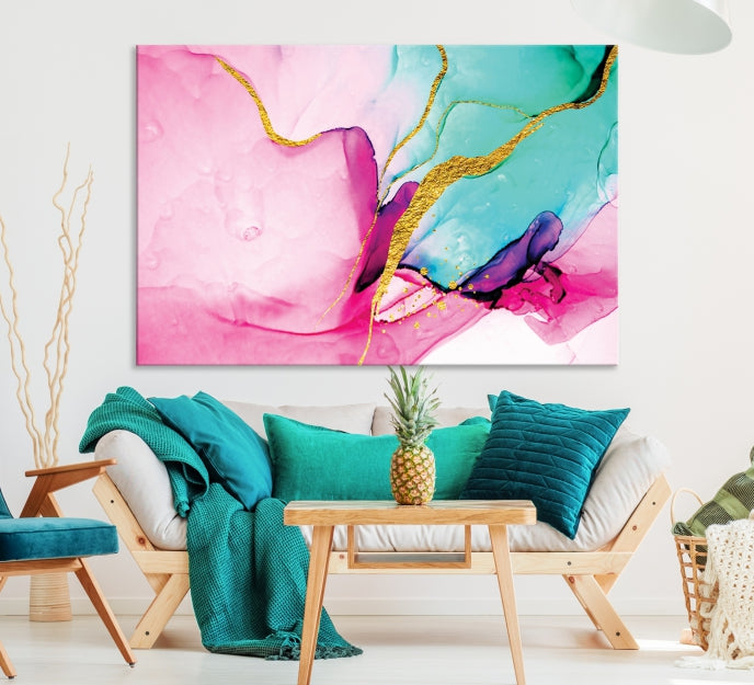 Extra Large Colorful Modern Abstract Canvas Wall Art Giclee Print