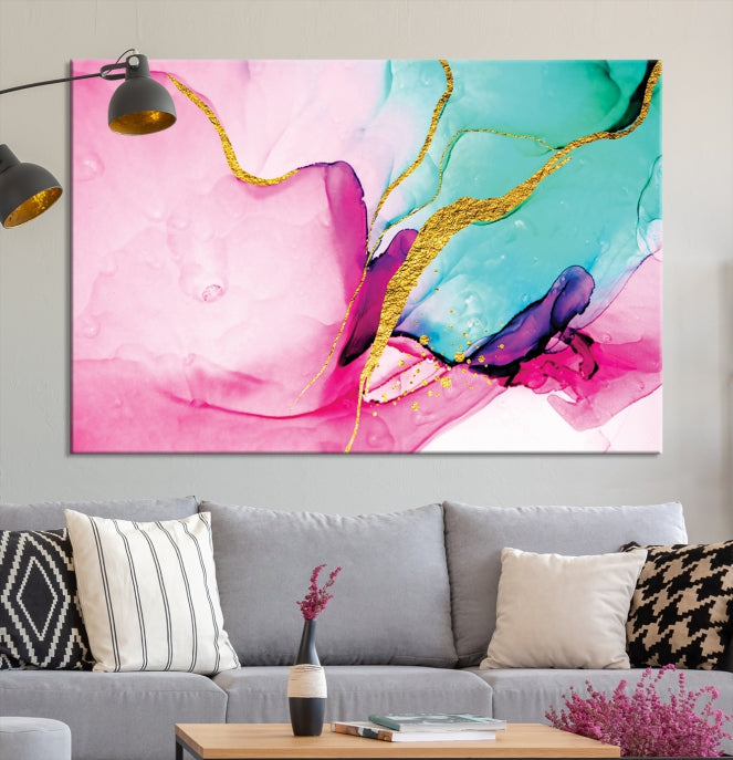 Extra Large Colorful Modern Abstract Canvas Wall Art Giclee Print