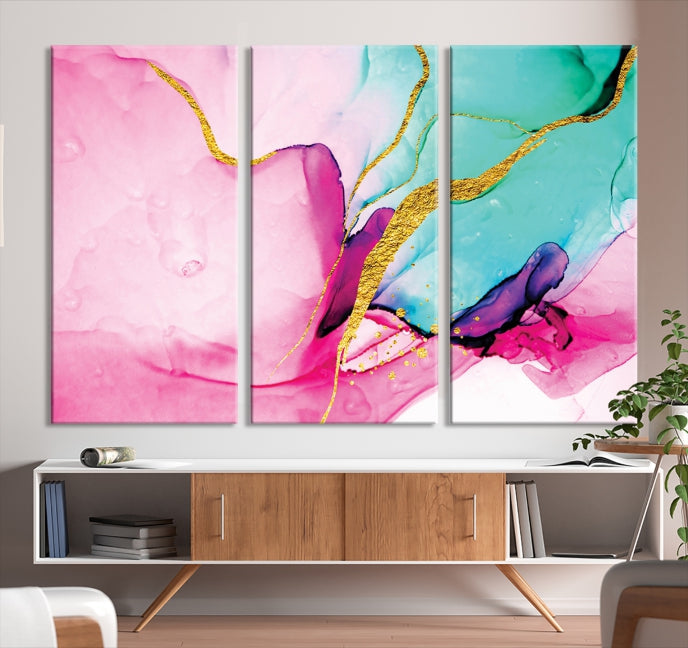 Extra Large Colorful Modern Abstract Canvas Wall Art Giclee Print